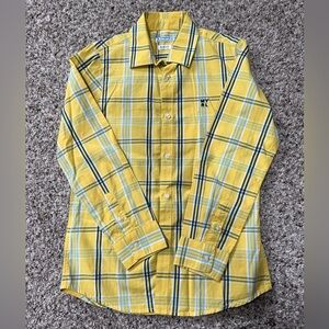 Boys button down plaid shirt
